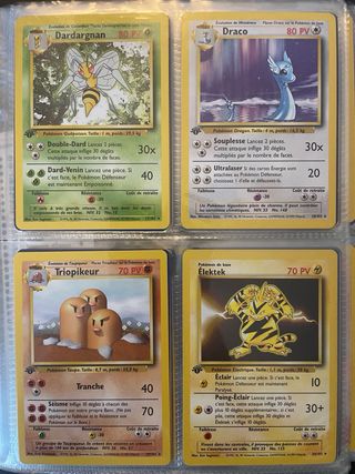 Colección Cartas Pokémon Francés 1ed (leer abajo)