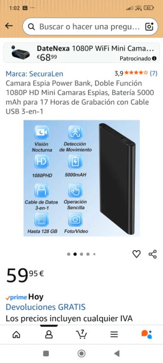 Cámara Espía Mini HD
