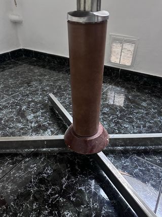 Mesa abatible madera y metal