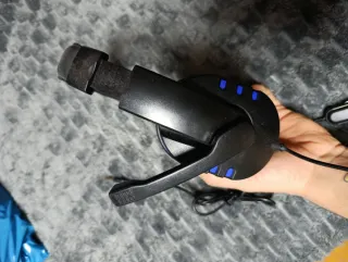 Cascos Gaming Azules con Micrófono