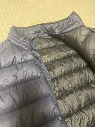 Chaleco acolchado Mango azul hombre