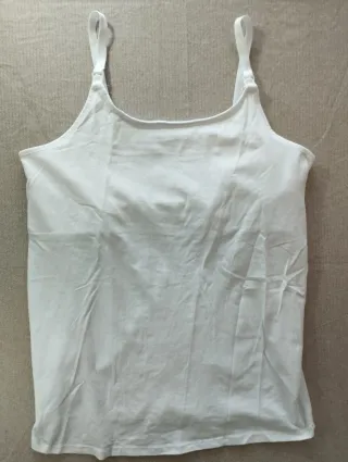 Camiseta lactancia blanca talla M