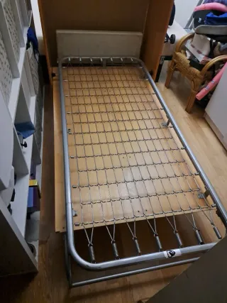 Cama 90 abatible de madera