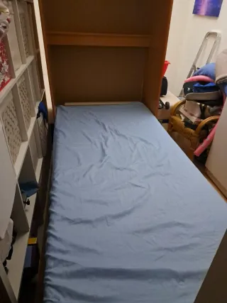 Cama 90 abatible de madera