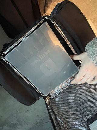 Bolsa nevera térmica con tuppers o bolsa pescador