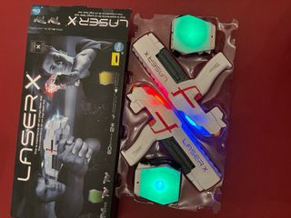 Juego Láser X Doble Blaster