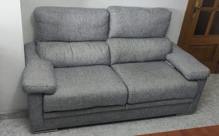 Sofá de 2 plazas gris