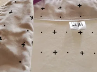 Camisa blanca estampada