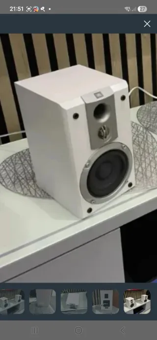 Altavoces JBL Activos Bluetooth 120W Blancos