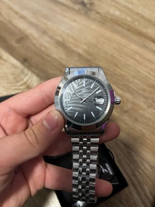 Reloj Ricecgo Hombre Negro/Plateado