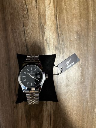 Reloj Ricecgo Hombre Negro/Plateado