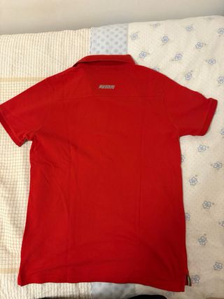 Polo Ferrari rosso vintage