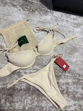 Biquíni Rosie bege Rarus