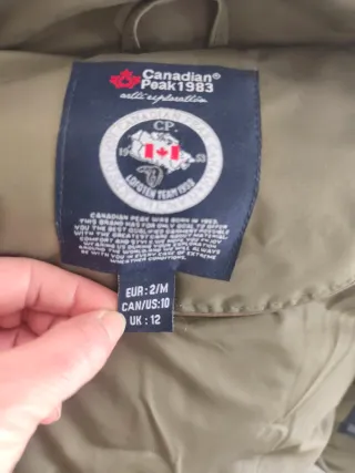 Abrigo Cárdian Peak 1983 verde oliva Talla M