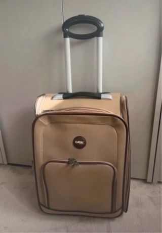 Maleta cabina Catai beige plegable