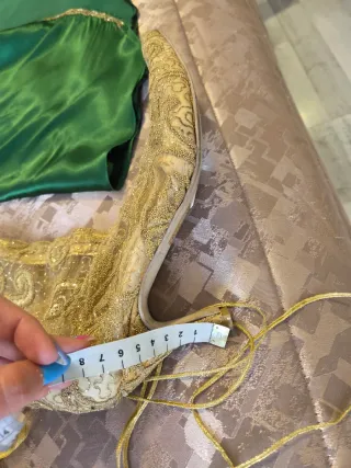 Botas altas encaje mujer beige/dorado