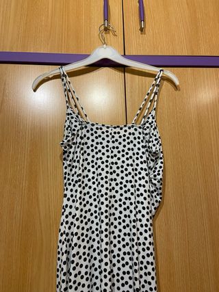 Vestido lunares Zara feria de abril