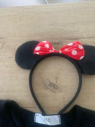 Disfraz Minnie Mouse con diadema