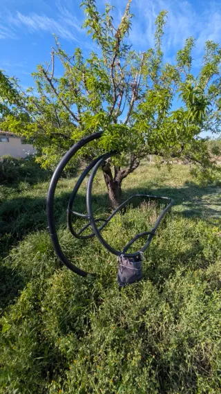 Tumbona Colgante Exterior Gris