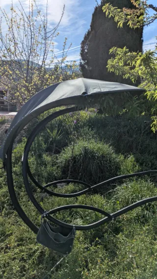 Tumbona Colgante Exterior Gris