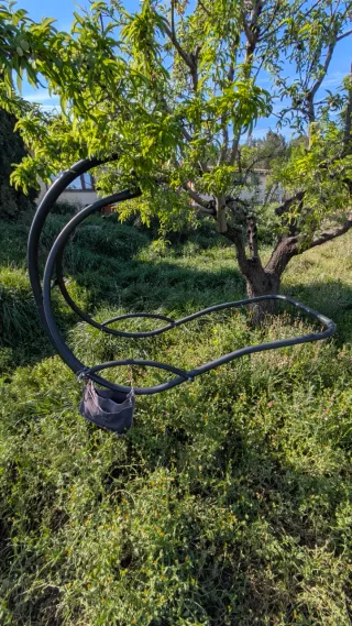 Tumbona Colgante Exterior Gris