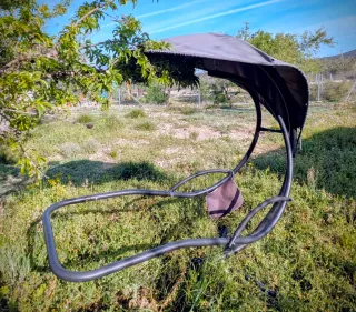 Tumbona Colgante Exterior Gris