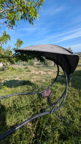 Tumbona Colgante Exterior Gris