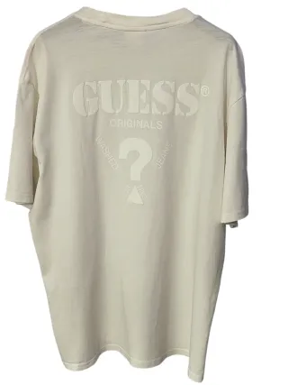 T-shirt Guess Originals Oversized M Bege