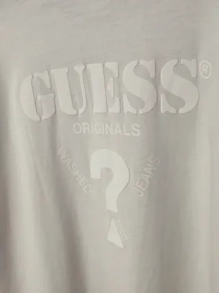 T-shirt Guess Originals Oversized M Bege