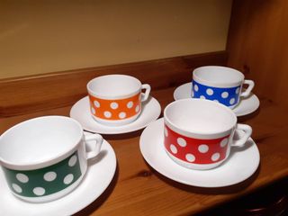 Arcopal Tazas y Platos Lunares