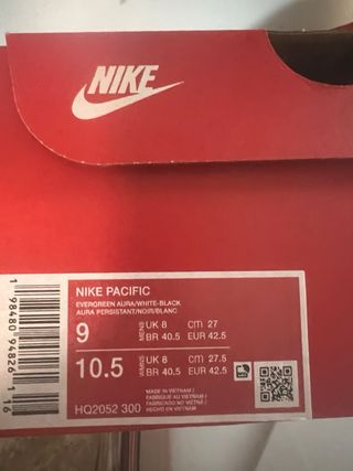 Nike Pacific Verde y Blanco