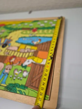 Puzzle Madera Granja Niños