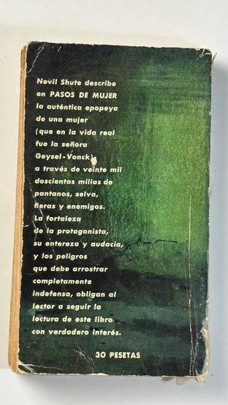 Pasos de mujer – Nevil Shute novela antigua 1952