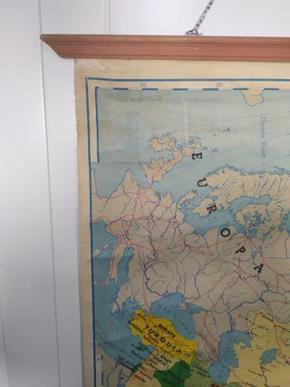 Mapa Asia Seix-Barral 1959 120x90 cm