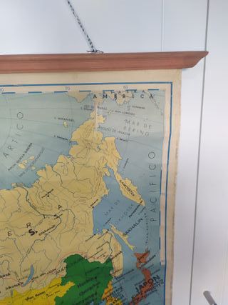 Mapa Asia Seix-Barral 1959 120x90 cm