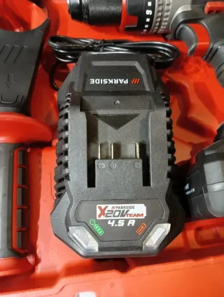 Taladro Percutor Parkside 20V con Batería Smart