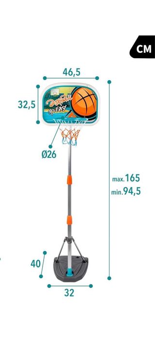 Canasta de baloncesto infantil