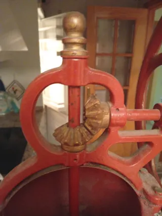 Molinillo Café Vintage Hierro Fundido Rojo