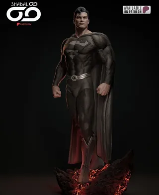 Superman Impressão 3D Resina