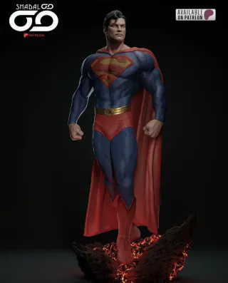 Superman Impressão 3D Resina