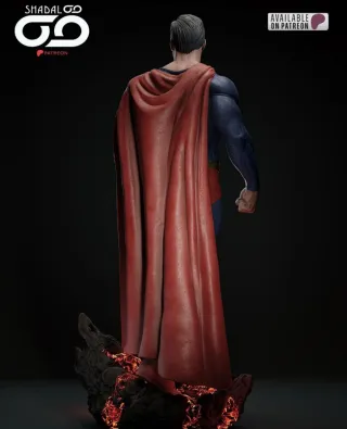Superman Impressão 3D Resina