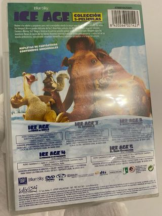 Colección Ice Age 5 Películas DVD Precintado.