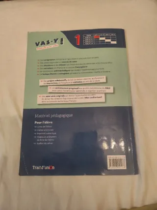VAS-Y ! 1 LIVRE DE L'ÉLÈVE