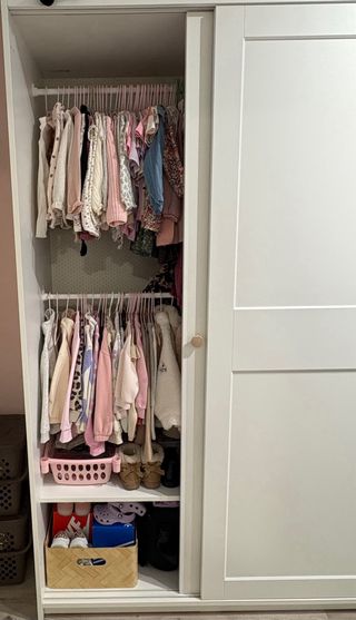 Armario infantil madera blanco