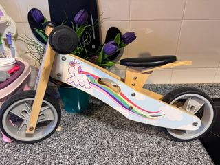 Bicicleta de equilibrio unicornio