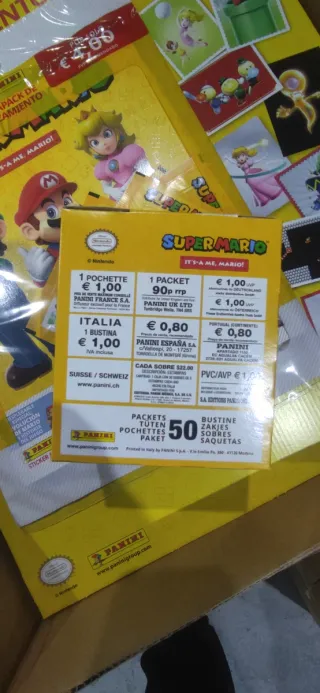 Panini Super Mario Sticker Album