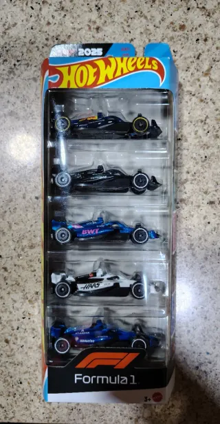 Hot Wheels Formula 1 2025 Set 5 Coches