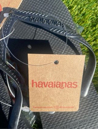 Sandalias Havaianas Negras Talla 37/38