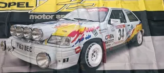 Bandera Opel Corsa Rallye Motor Sport