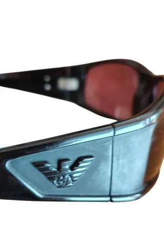 Gafas de Sol Emporio Armani Hombre Negras Marrones